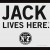 Oglinda decor - Jack Daniel's - Jack Live Here